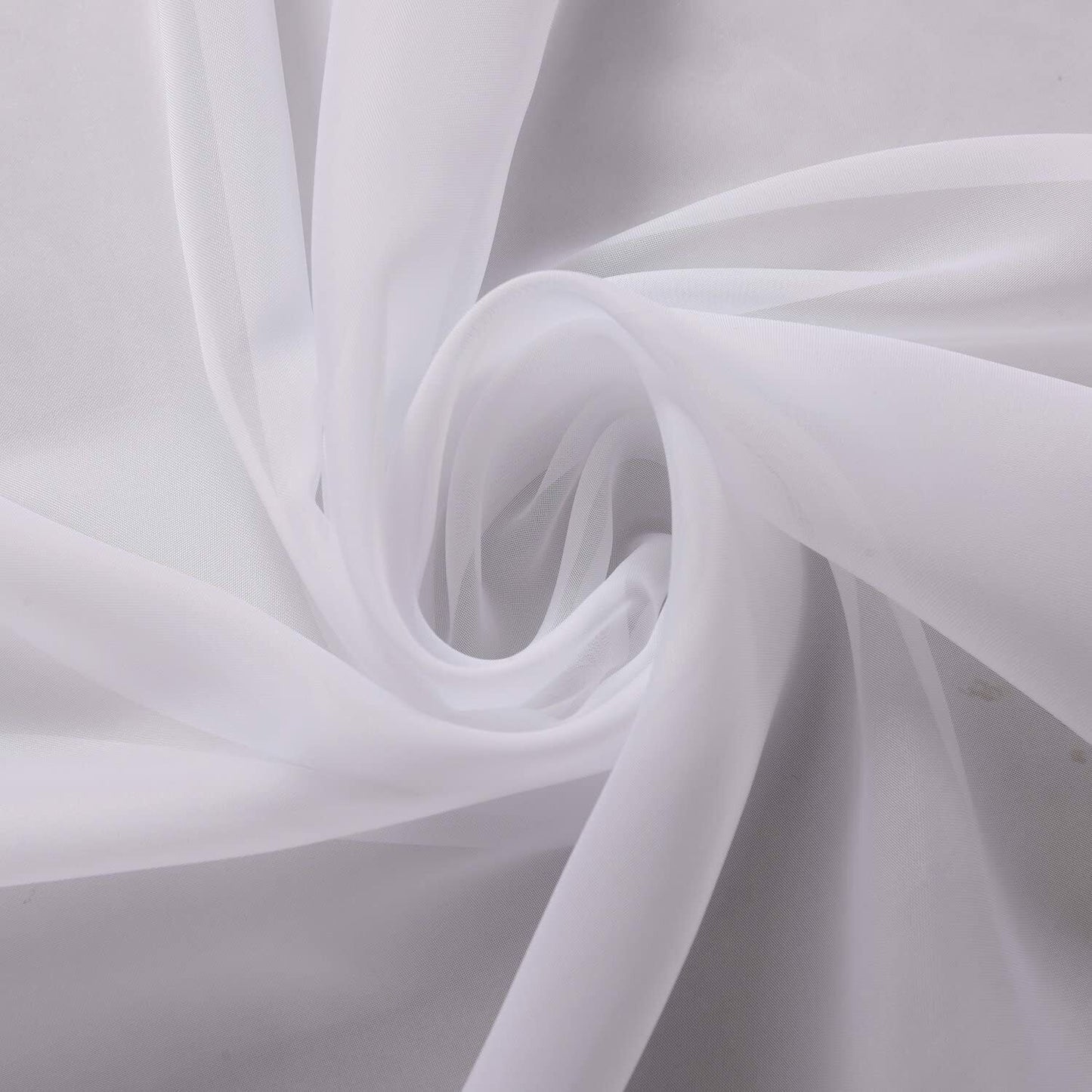White Voile Fabric Roll WHOLESALE (210cm wide)52m Wedding Event Ceiling Drapes