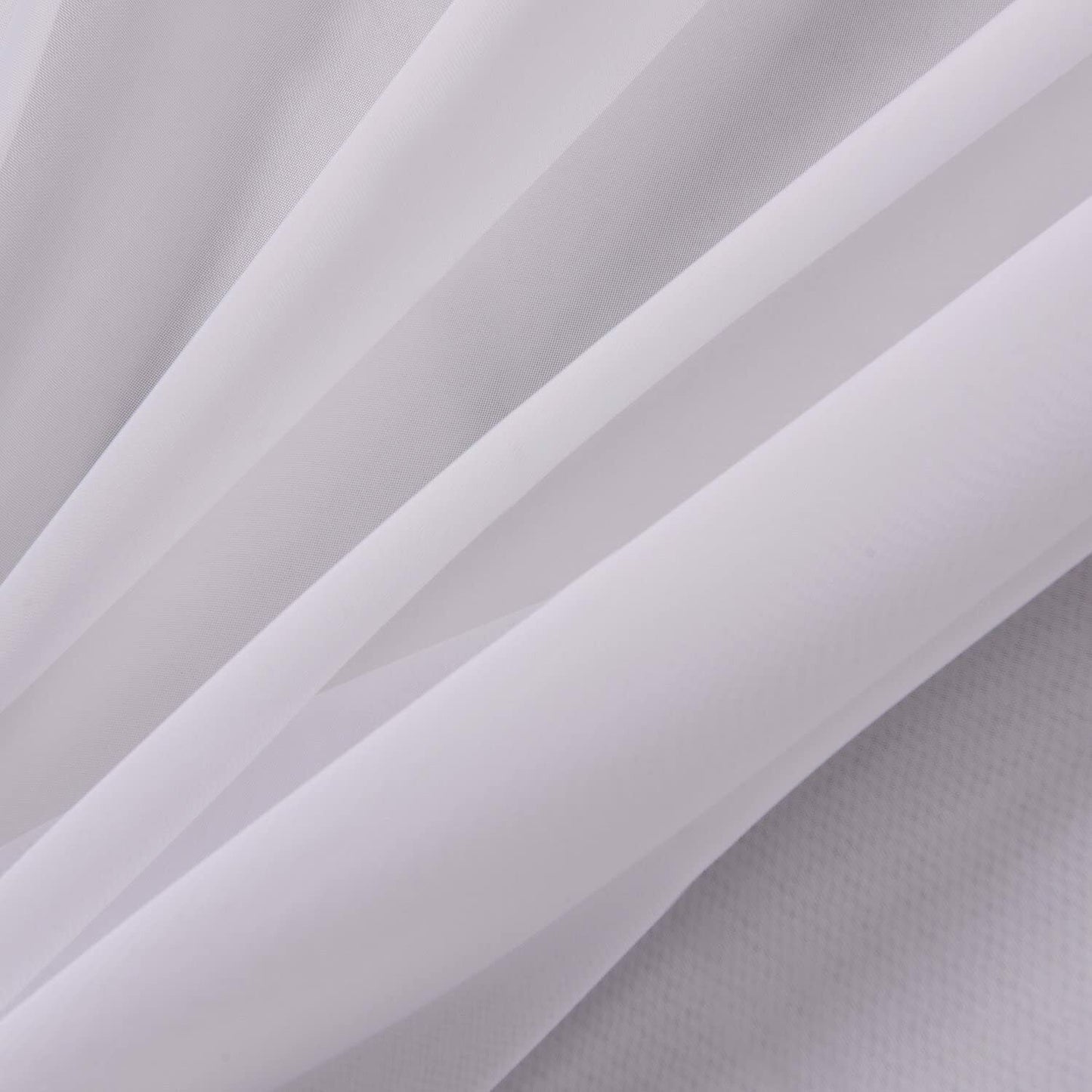 White Voile Fabric Roll WHOLESALE (210cm wide)52m Wedding Event Ceiling Drapes