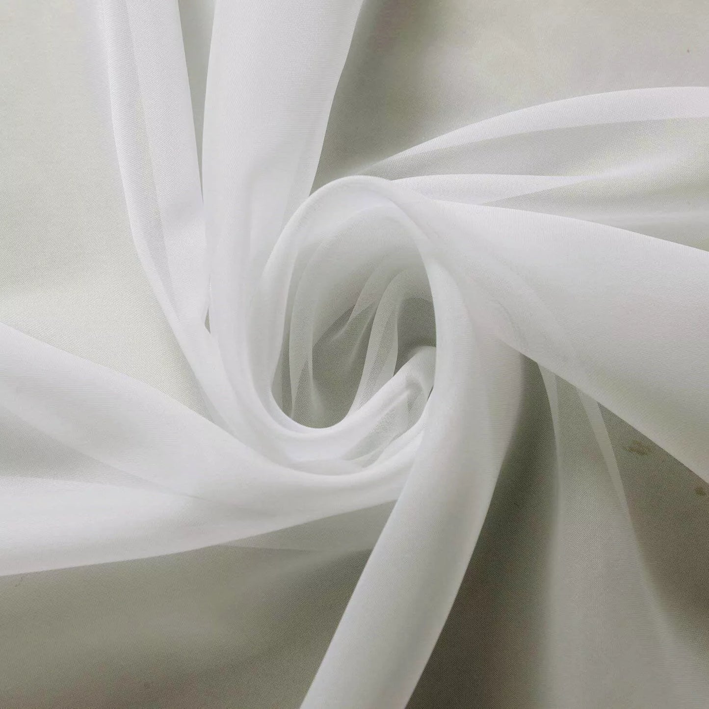 White Voile Fabric Roll WHOLESALE (150cm wide) 52m Wedding Event Ceiling Drapes