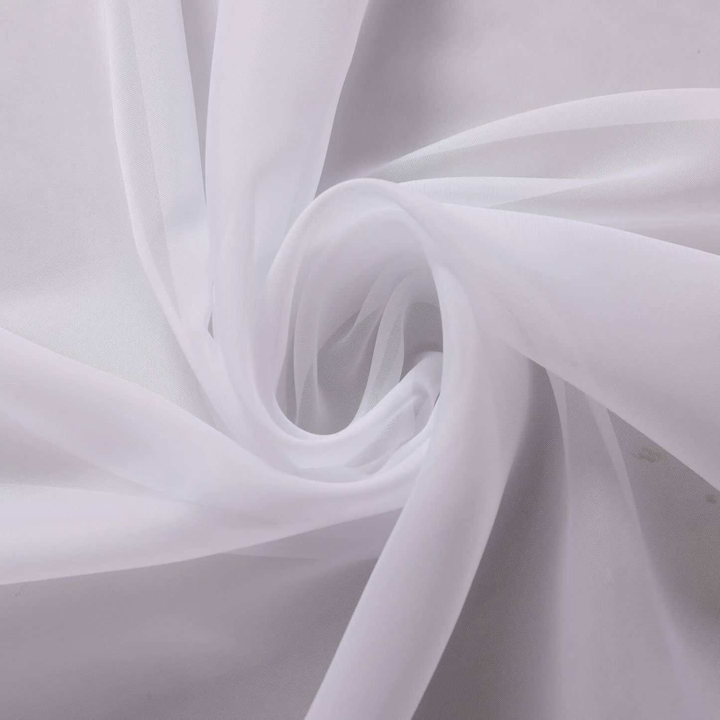 White Voile Fabric Roll WHOLESALE （300cm Wide） 52m Wedding Event Ceiling Drapes